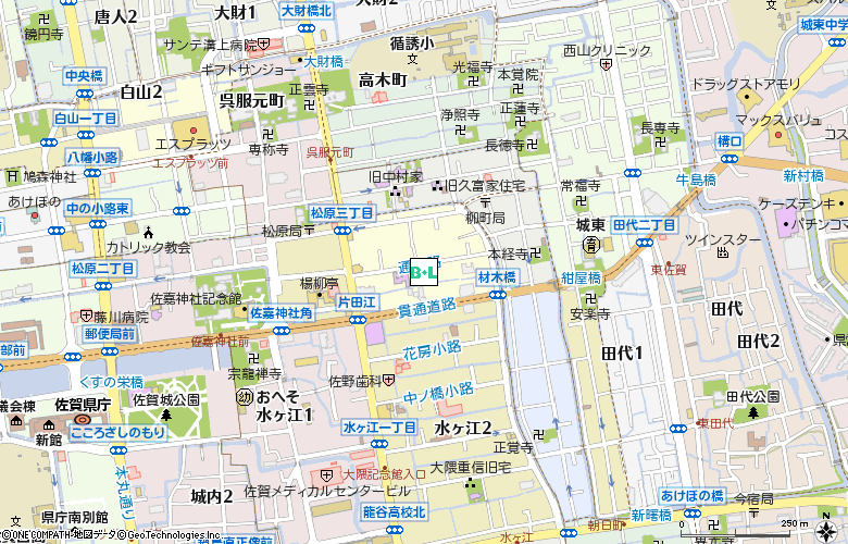 有）美川コンタクト付近の地図